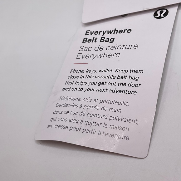 lululemon athletica Midnight Black Belt Bag NWT - Picture 3 of 7